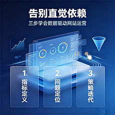 晋城建站-告别直觉依赖：三步学会数据驱动网站运营
