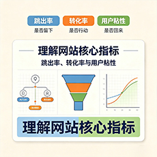 晋城建站-理解网站核心指标:跳出率、转化率与用户粘性