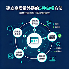 晋城建站-建立高质量外链的5种白帽方法